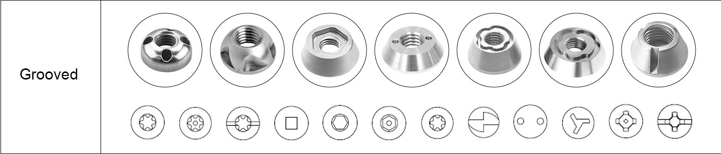 Security Fasteners 3 grooved
