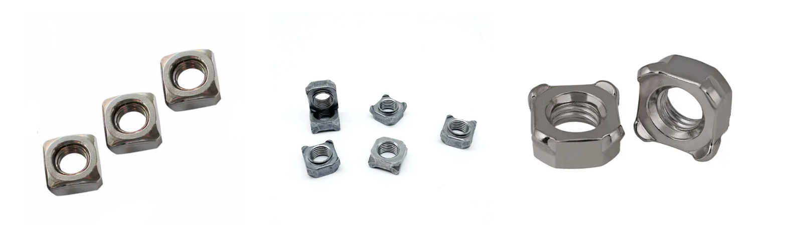 Corrosion resistant Burr-free lock tie hex nut and bolt Square Nut